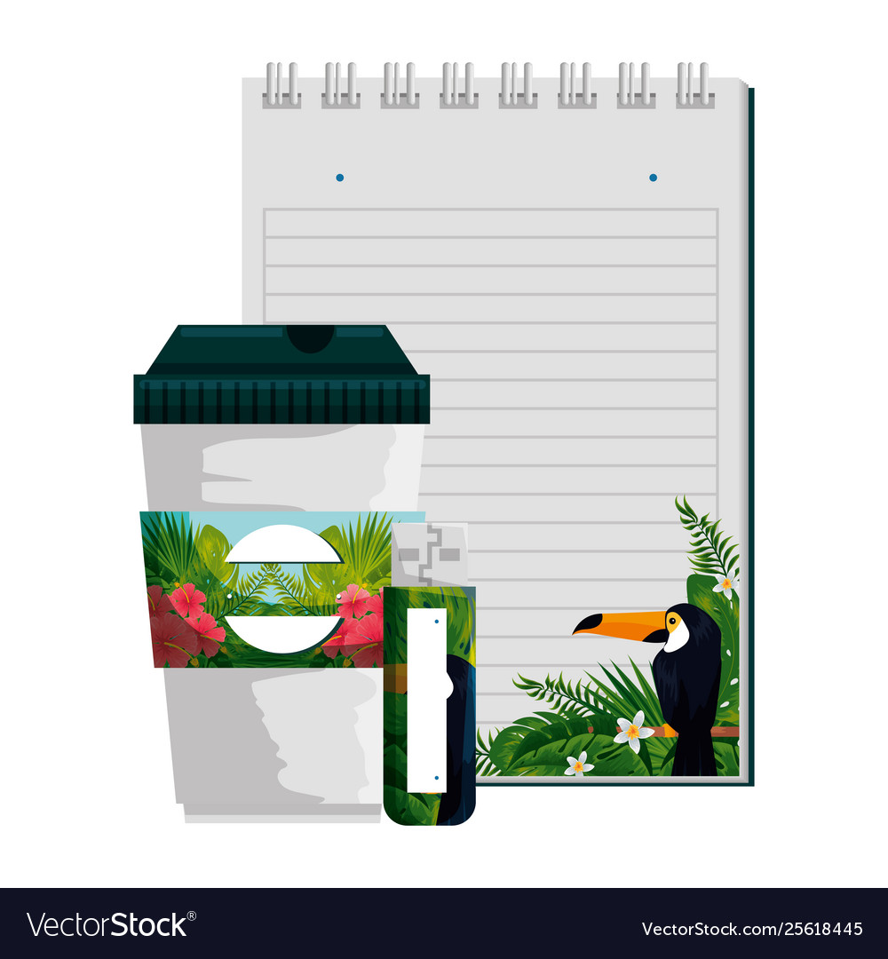 Plastic container and usb memory with tropical