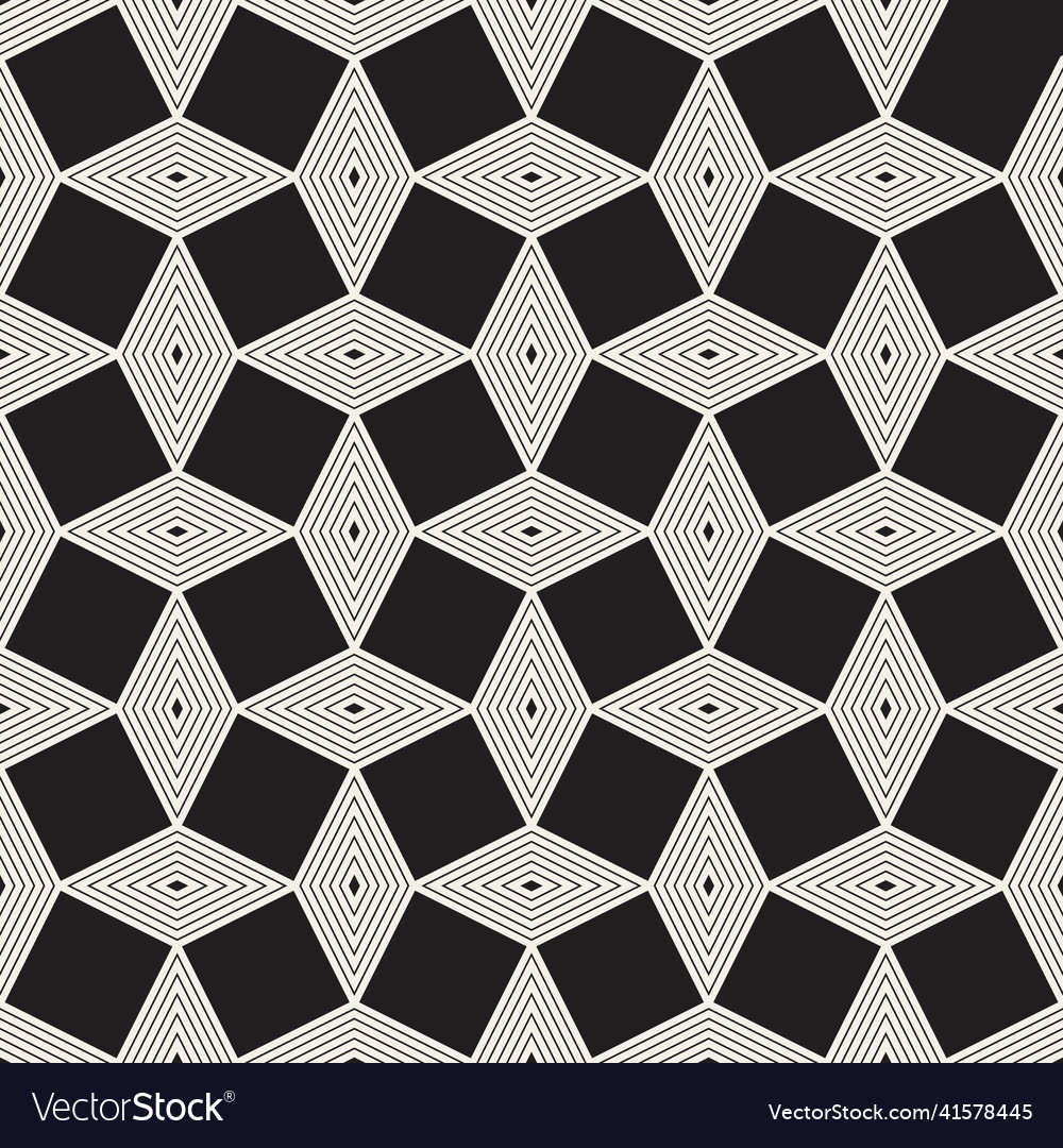 Seamless pattern repeating geometric elements vector image Seamless pattern repeating geometric elements