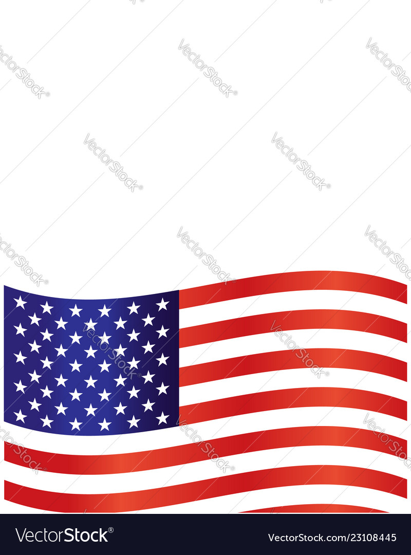 United States Flag Frame Background Royalty Free Vector United States Flag Frame Background Vector Image