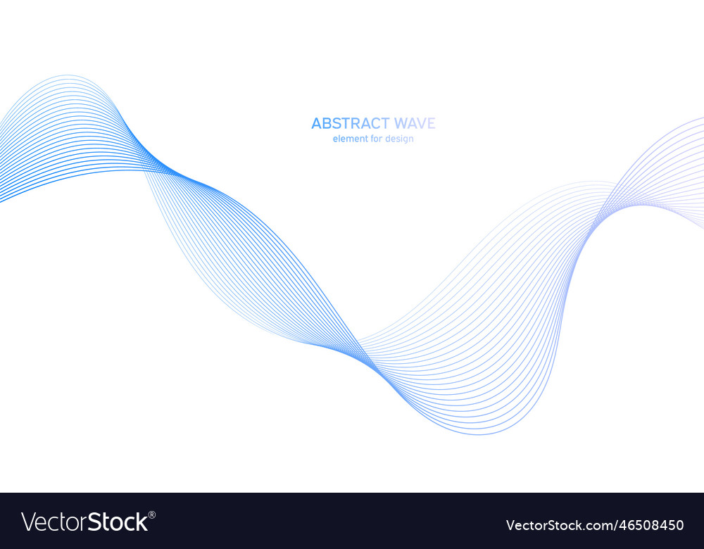 Abstract colorful wave element for design digital vector image Abstract colorful wave element for design digital