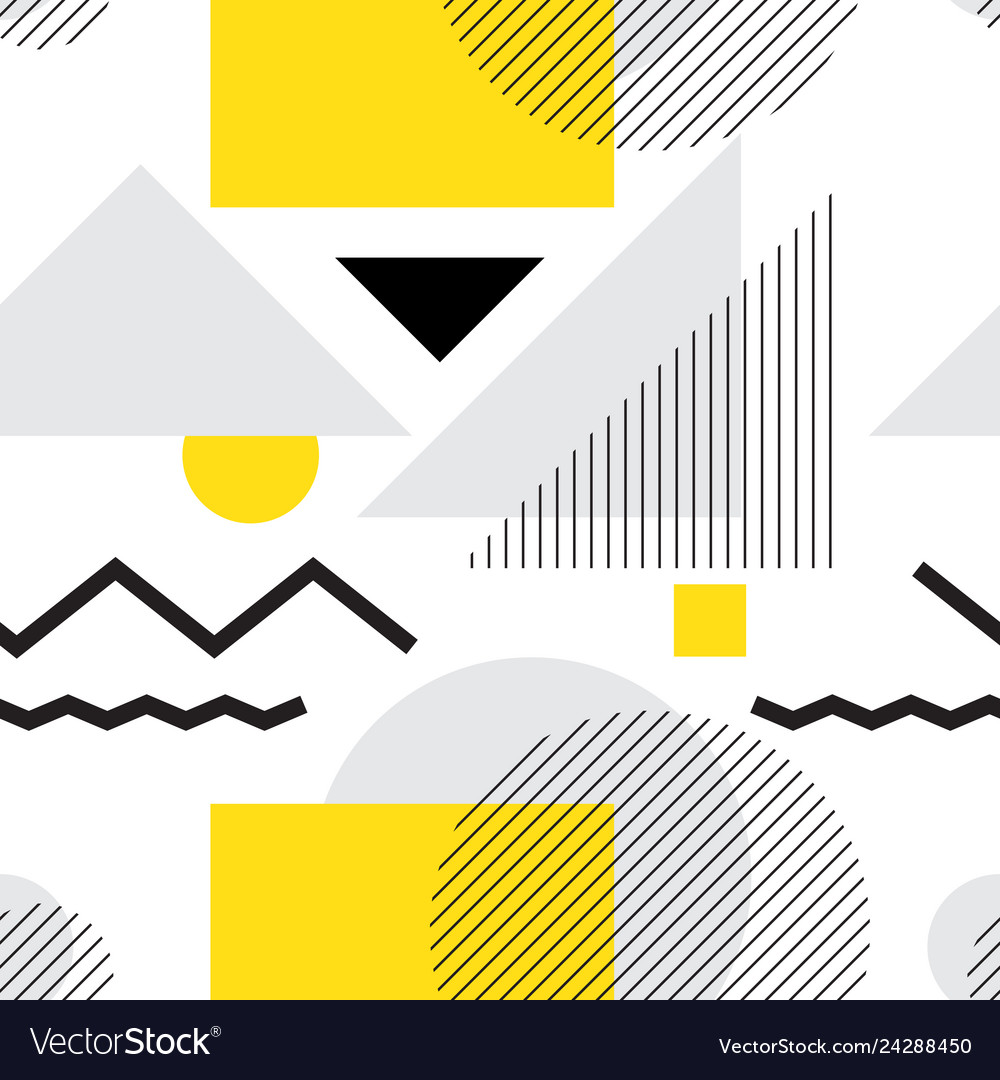 Abstract geometric seamless pattern with simple vector image Abstract geometric seamless pattern with simple