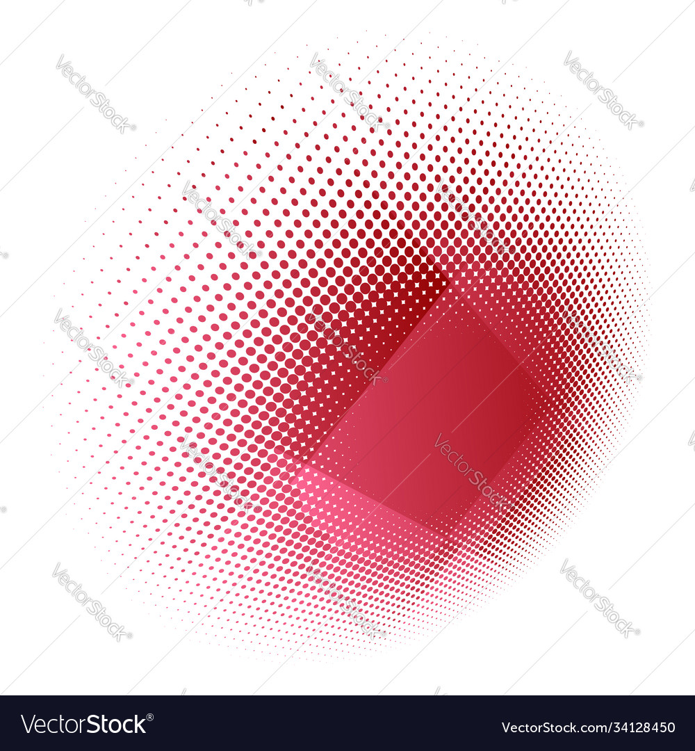 Colorful halftone pattern texture in 3d Vector Image Colorful halftone pattern texture in 3d
