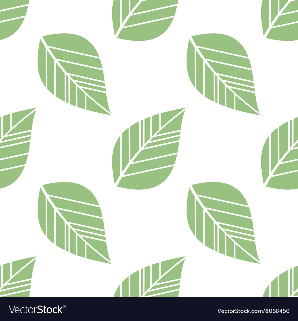 Green leaves seamless