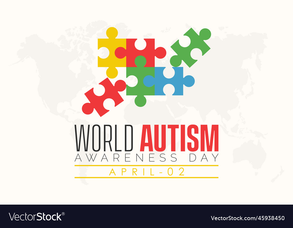 Internationally recognized annual awareness Vector Image