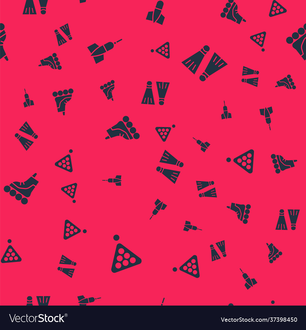 Set billiard balls in rack triangle dart arrow Vector Image Set billiard balls in rack triangle dart arrow