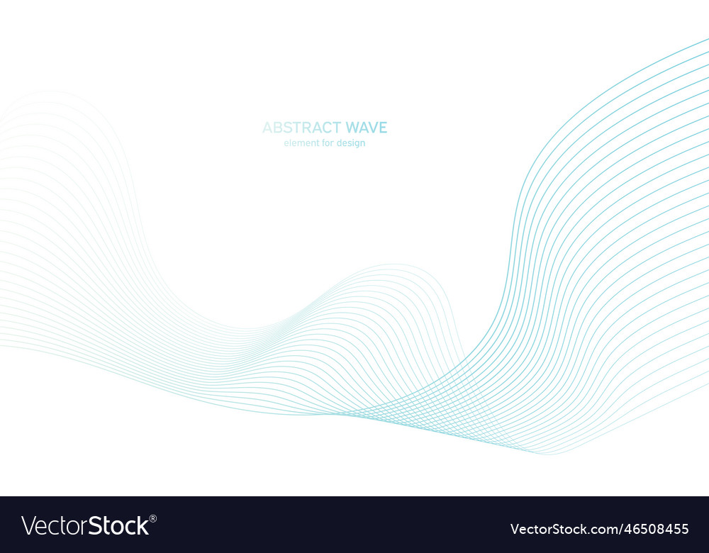 Abstract colorful wave element for design digital vector image Abstract colorful wave element for design digital
