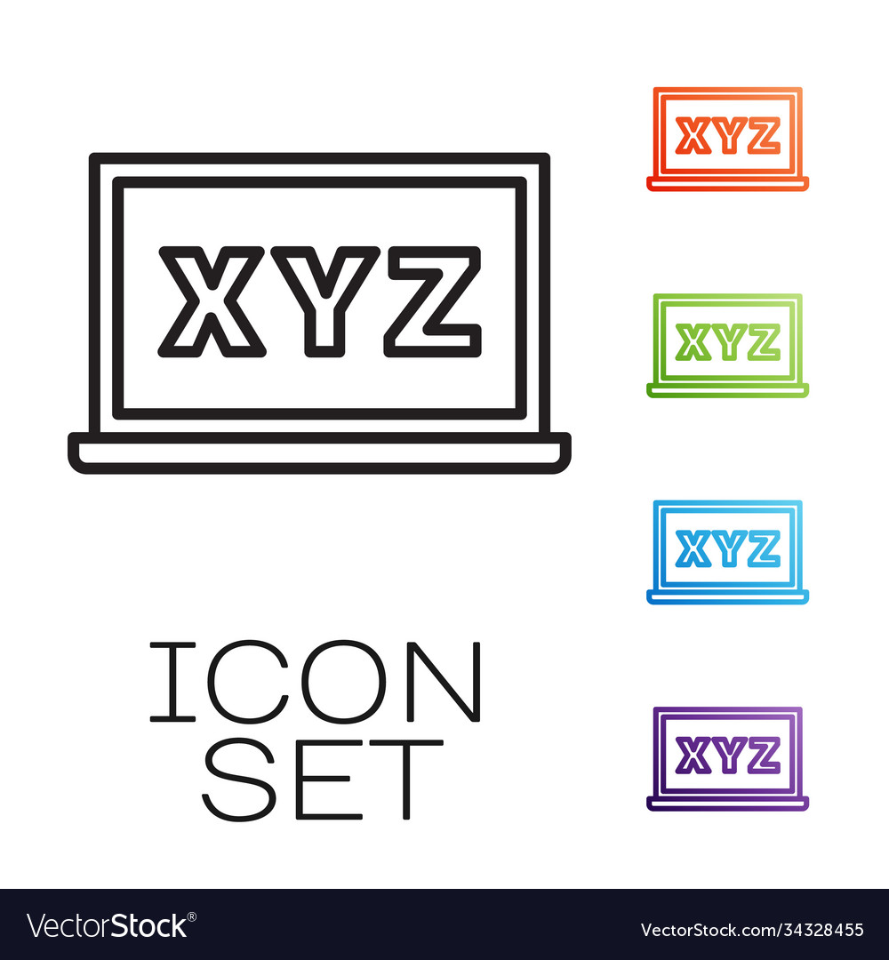 Black line xyz coordinate system on chalkboard vector image Black line xyz coordinate system on chalkboard