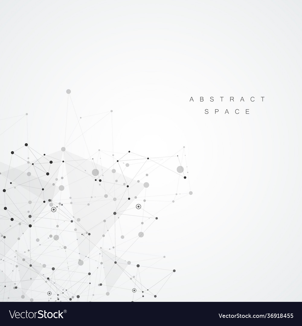 Geometric background with connected abstract vector image Geometric background with connected abstract