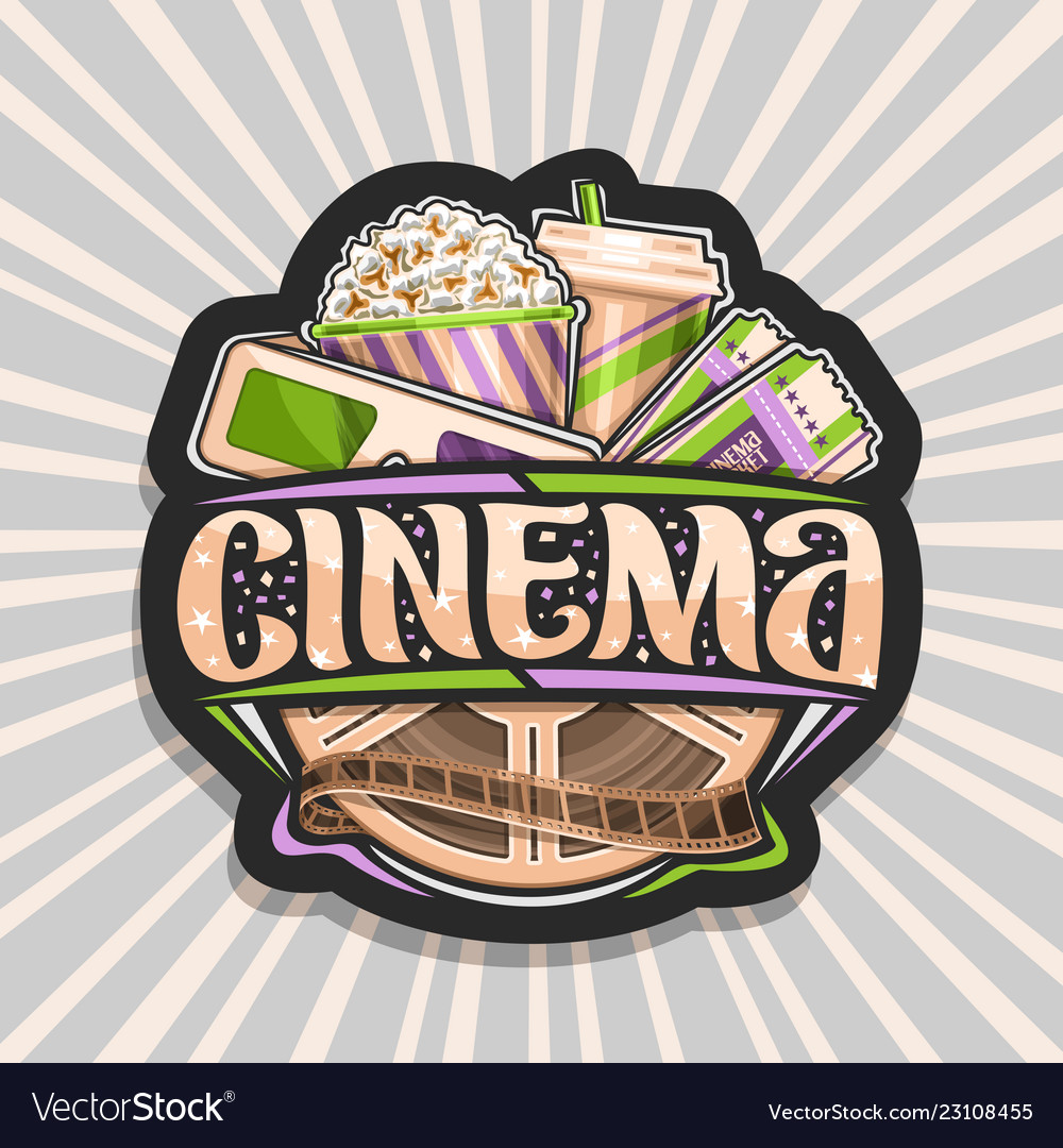 Logo for cinema Royalty Free Vector Image - VectorStock