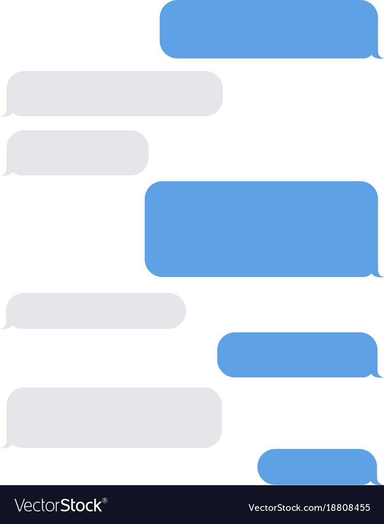 Blank Text Message Bubble Png