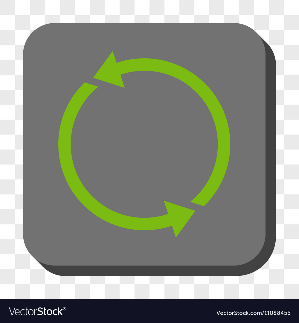 Recycle rounded square button
