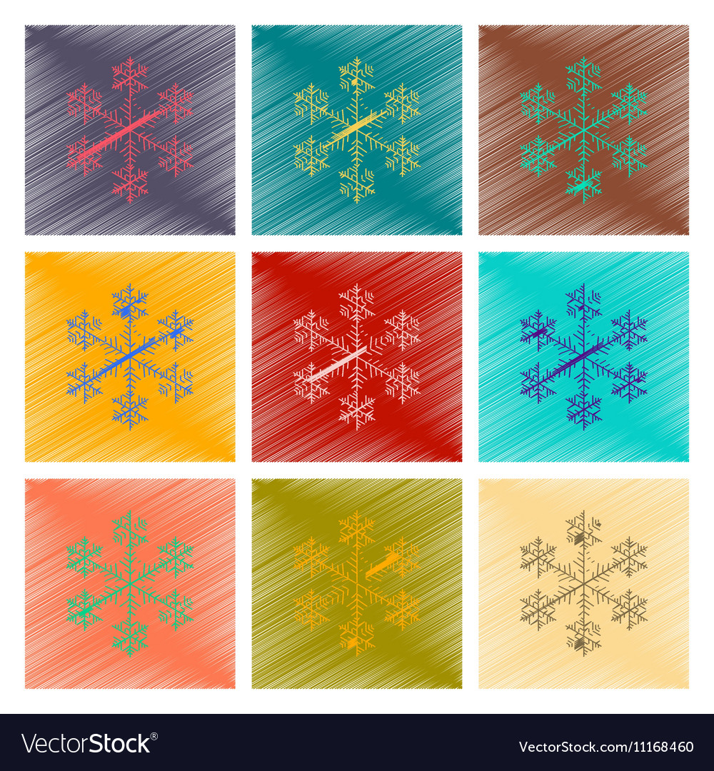 Assembly flat shading style snowflake