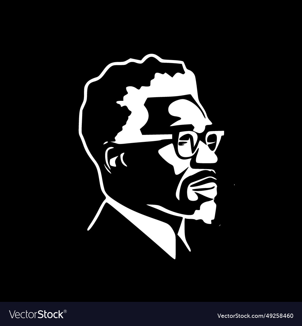 Black history - black and white Royalty Free Vector Image