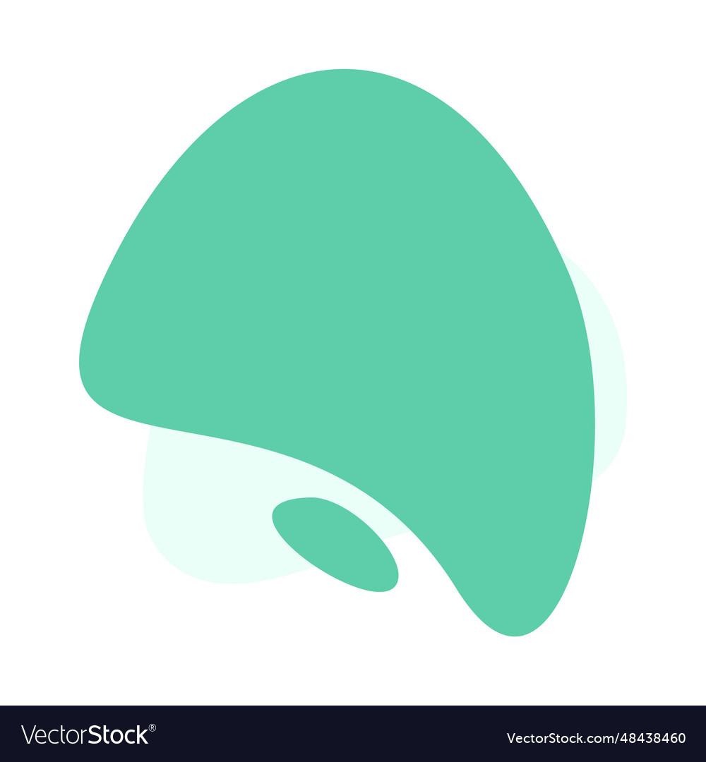 Blob organic shape for copy space abstract fluid