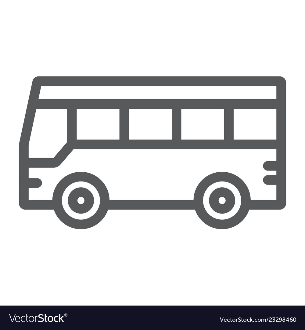 Bus Line Icon - Public Transport