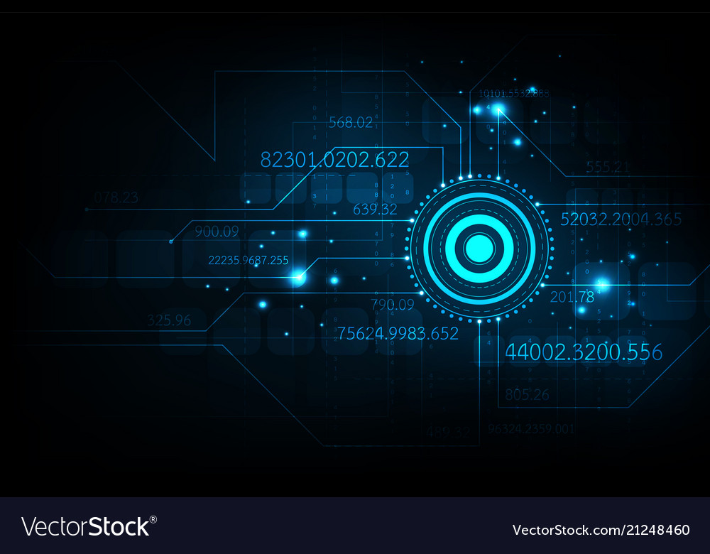 Center Of Digital Communication System Royalty Free Vector