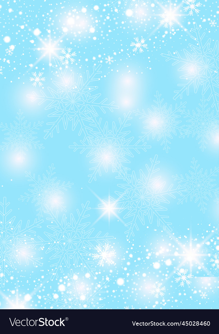 Christmas background with snowflake design Vector Image