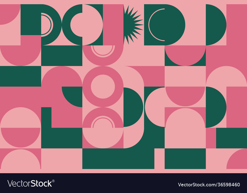 Deconstructed abstract pattern design vector image Deconstructed abstract pattern design