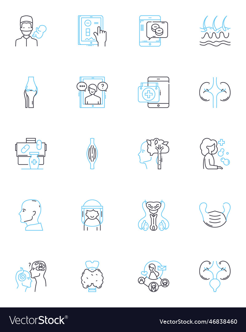 Form lineare Icons Eingabelayout Vorlage vector image Form lineare Icons Eingabelayout Vorlage