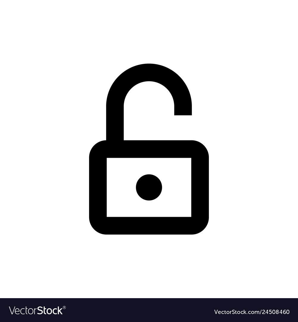 Lock icon web secure sign