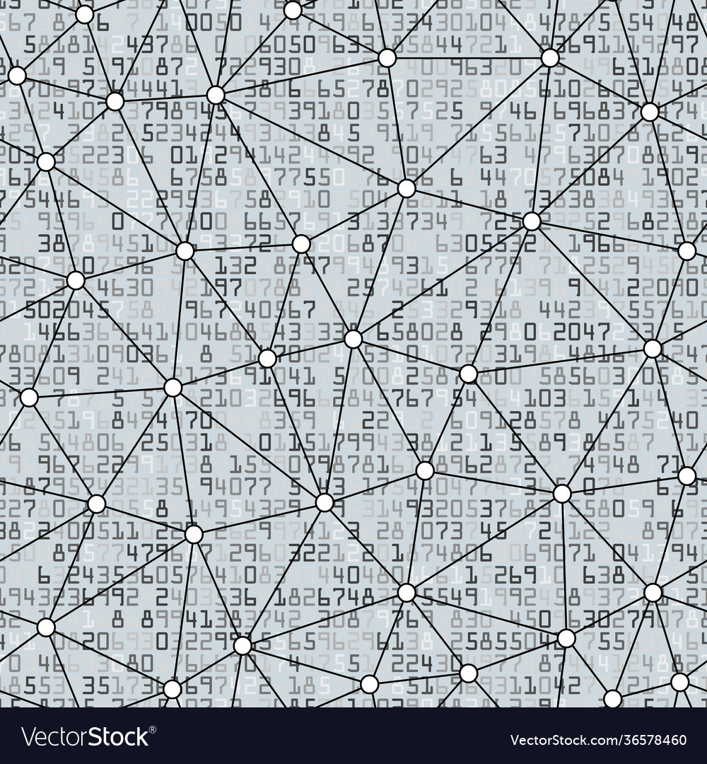 Mathematical with linear triangular shapes