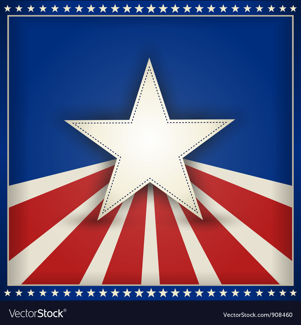 Patriotic usa background Royalty Free Vector Image