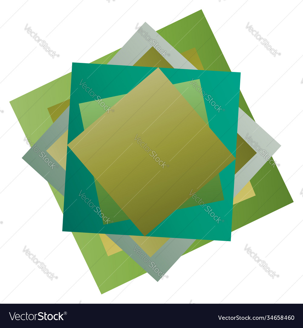 Random rotated overlapping chaotic squares Vector Image Random rotated overlapping chaotic squares