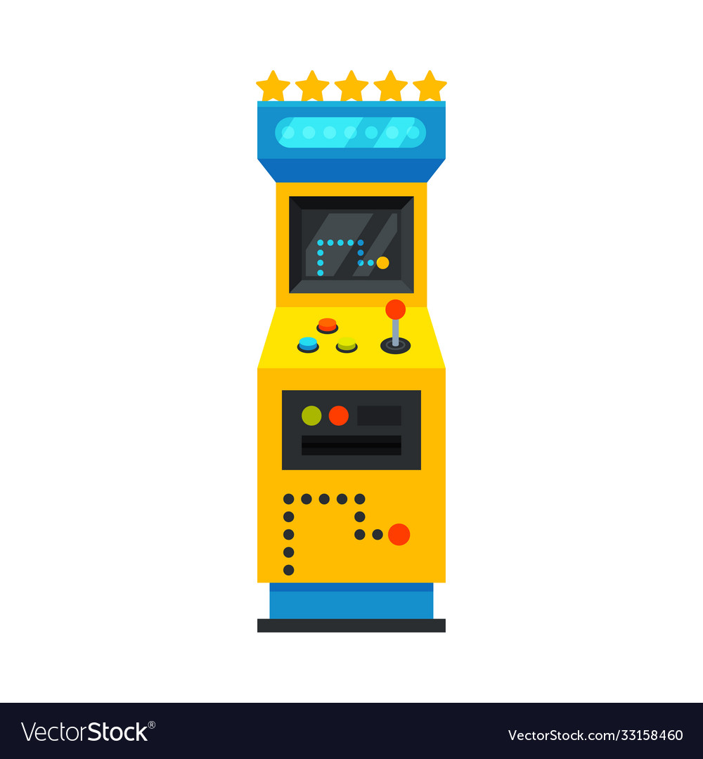 Retro Arcade Game Machine