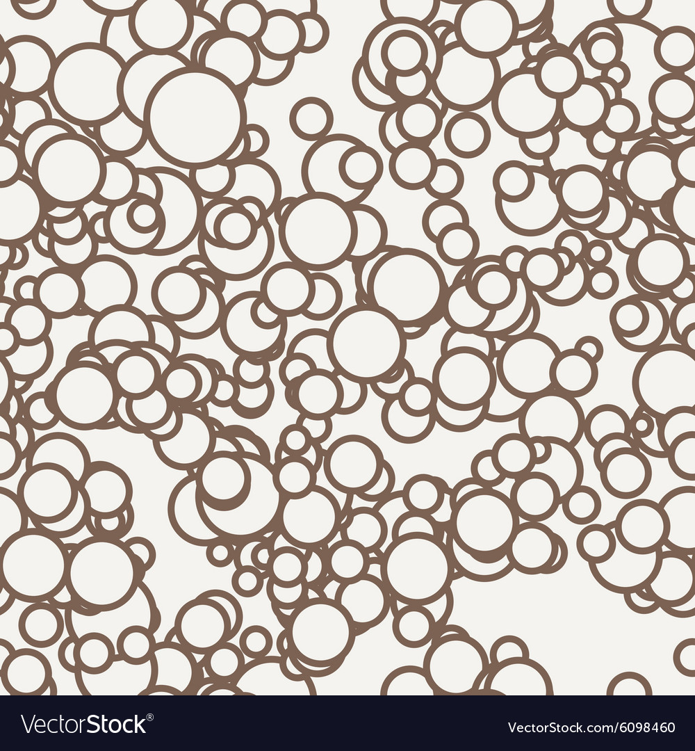 Seamless pattern of contour circles