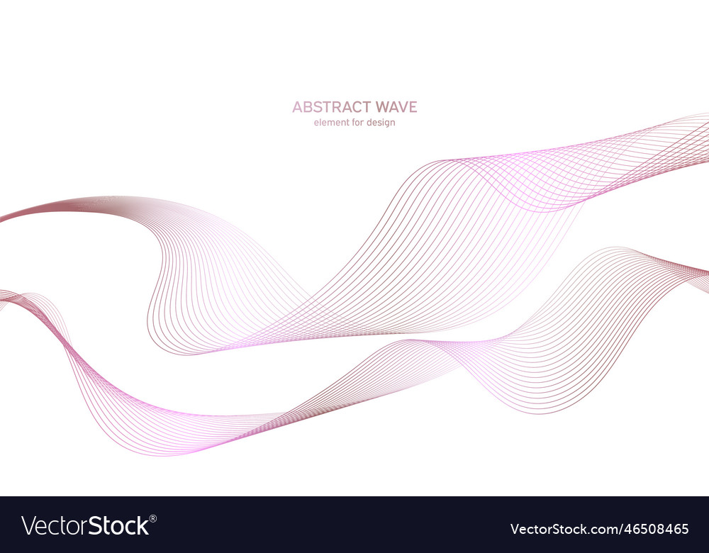 Abstract colorful wave element for design digital vector image Abstract colorful wave element for design digital