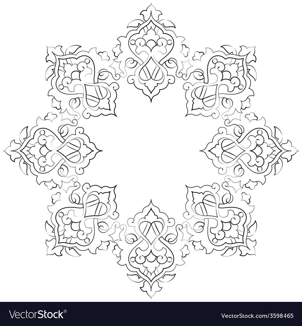 Artistic ottoman pattern series seventeen