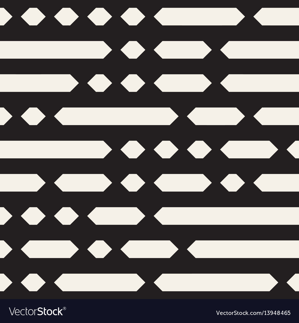 Black and white irregular dashed lines pattern vector image Black and white irregular dashed lines pattern