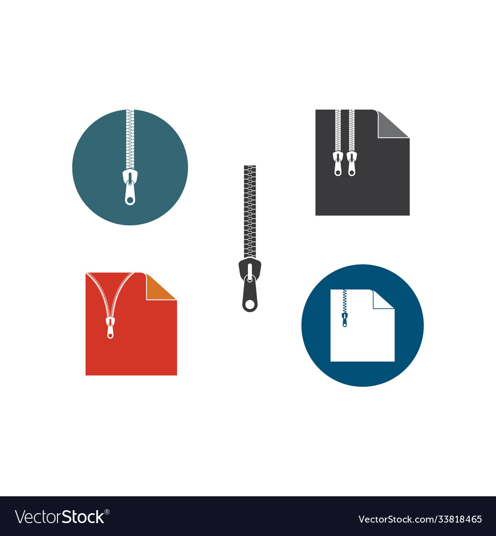 Document zip file icon design