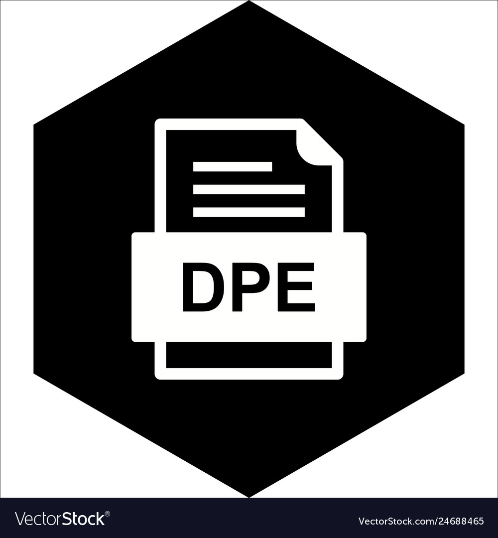 Dpe file document icon