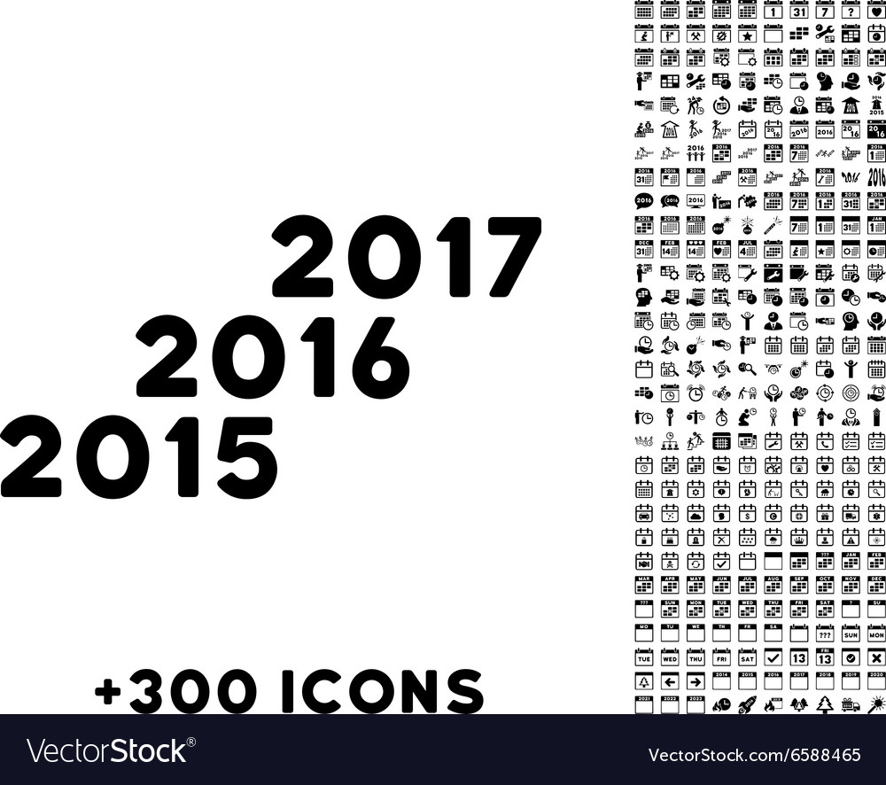 From 2016 to 2017 years icon