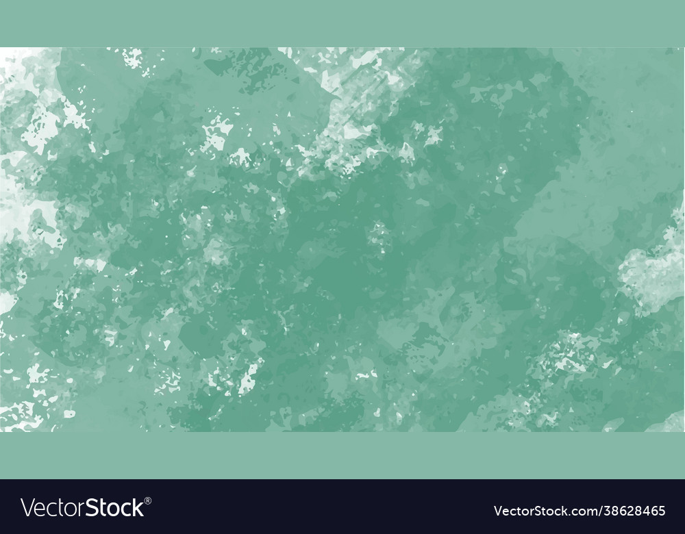 Green watercolor background for textures Vector Image