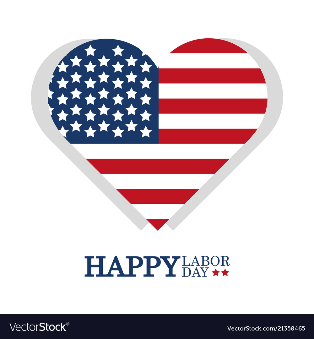 Happy labor day card