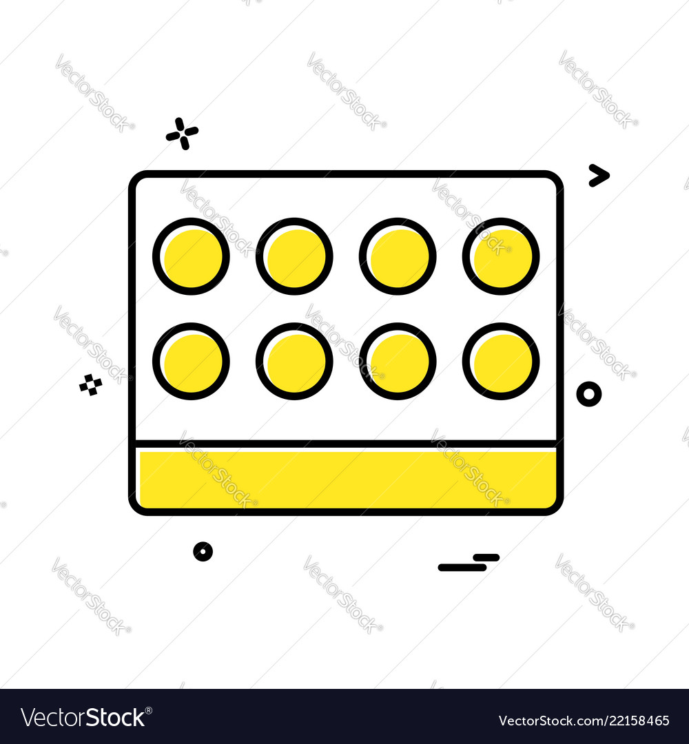 Lab science icon design Vector Image Lab science icon design