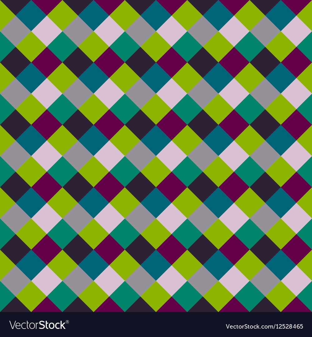 Seamless geometric checked pattern diagonal