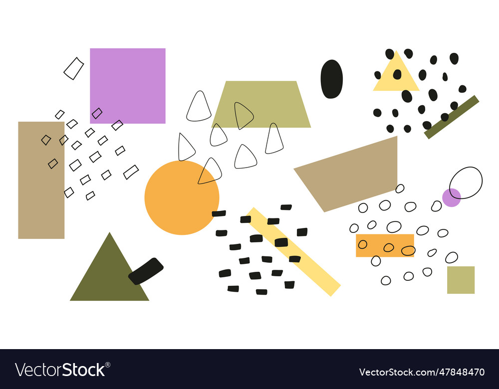 Abstract background with geometry shapes
