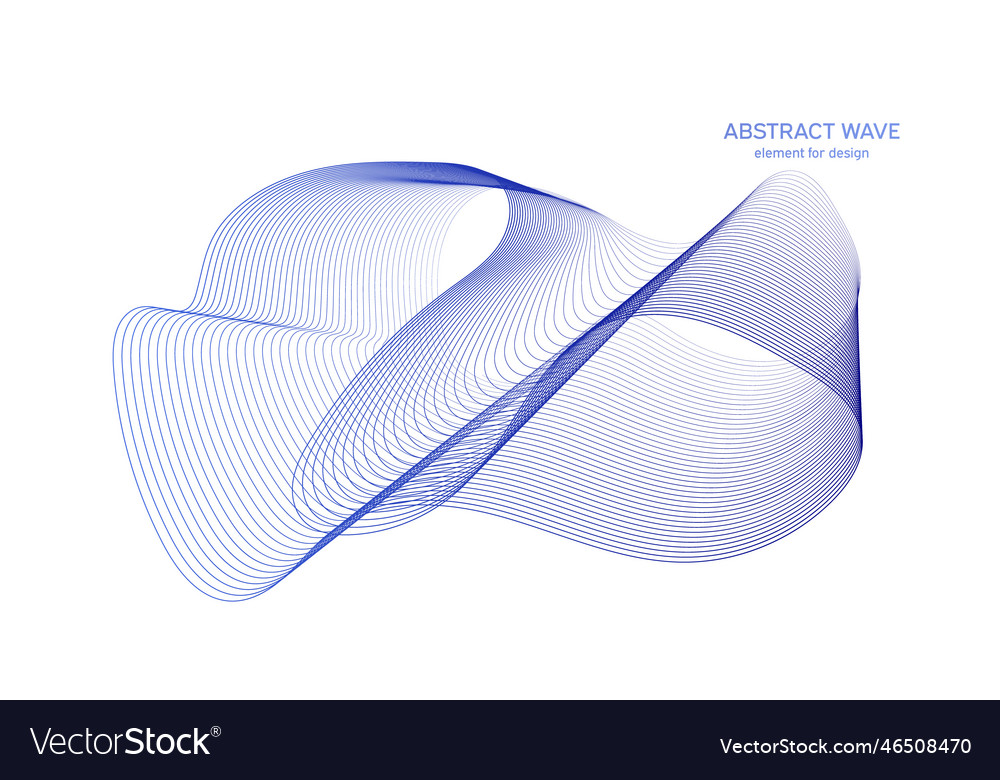 Abstract colorful wave element for design digital vector image Abstract colorful wave element for design digital