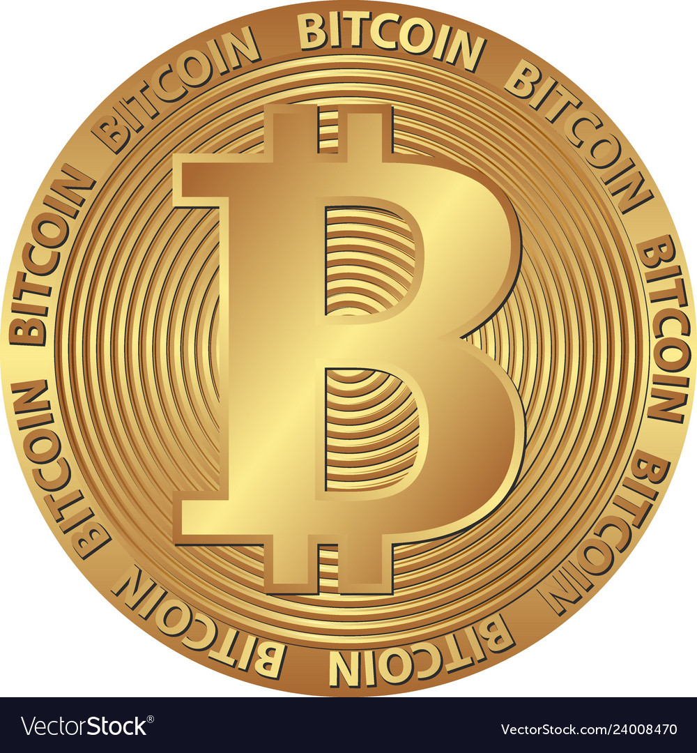 bitcoin vector image