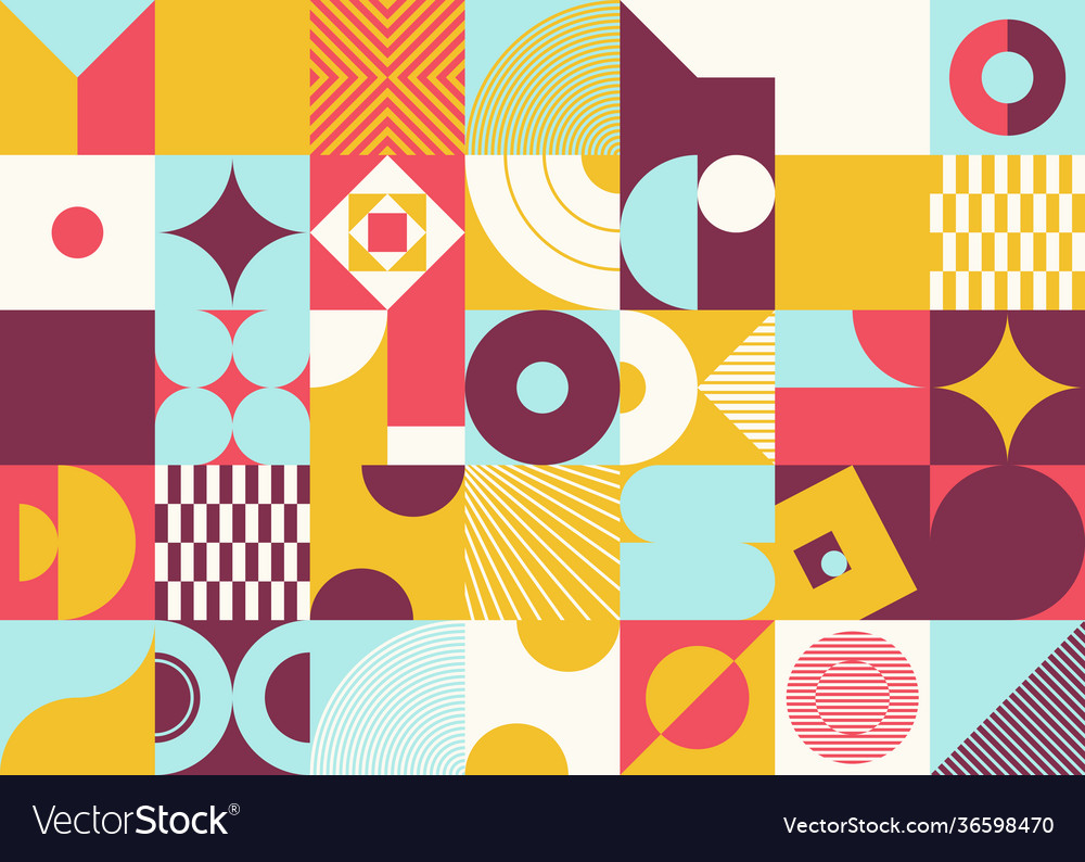 Brutalism design abstract pattern