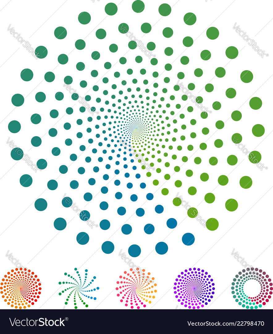 Circular Dotted Pattern