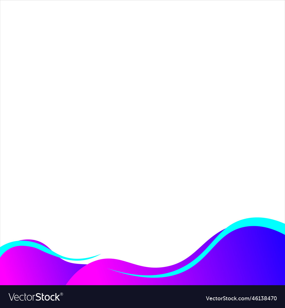 Gradient abstract footer