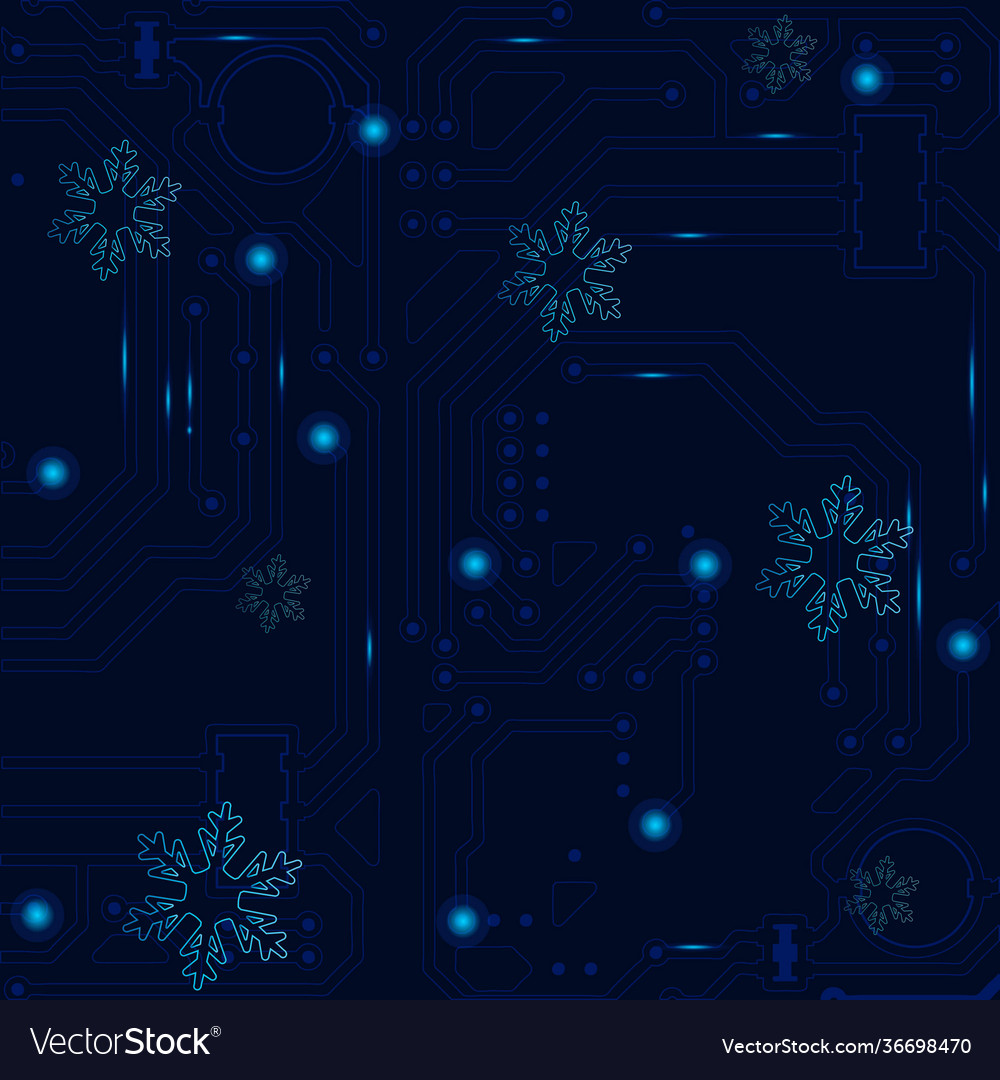 High tech technology geometric and connection