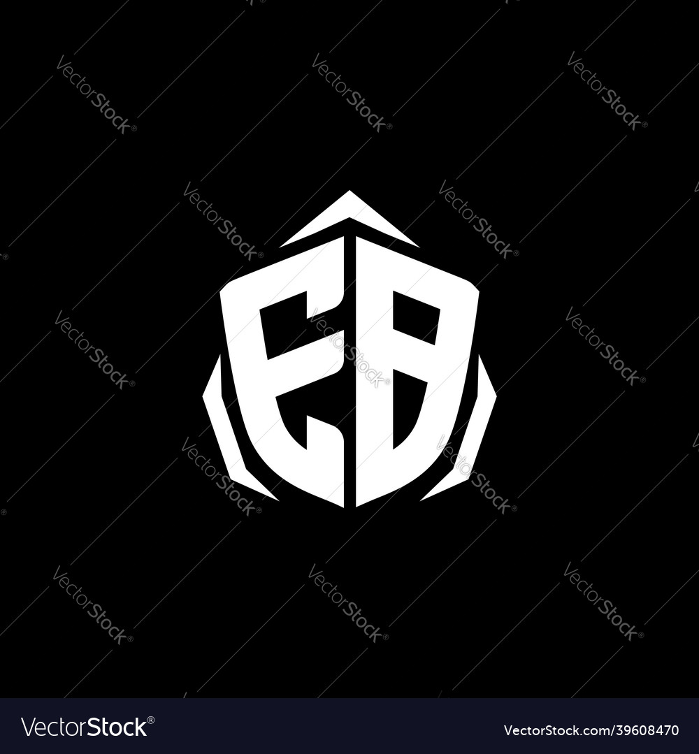 Monogram shield shape style