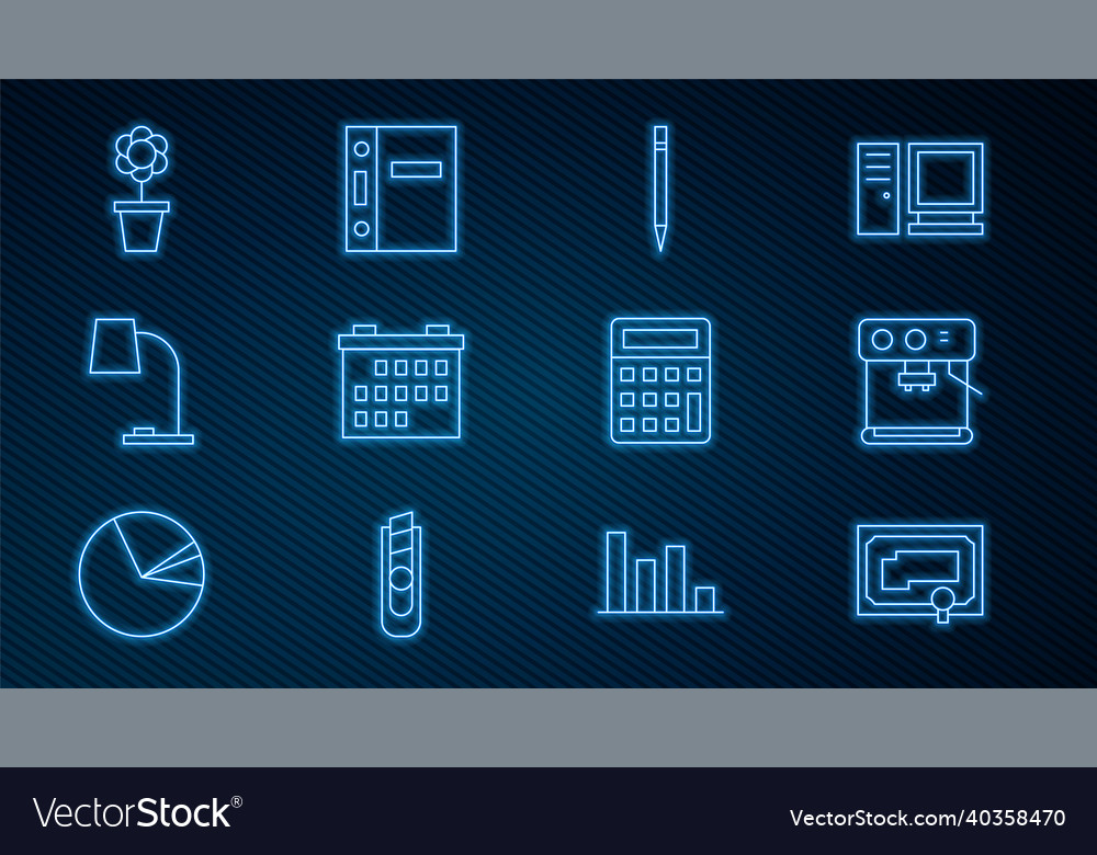Set line certificate template coffee machine vector image Set line certificate template coffee machine