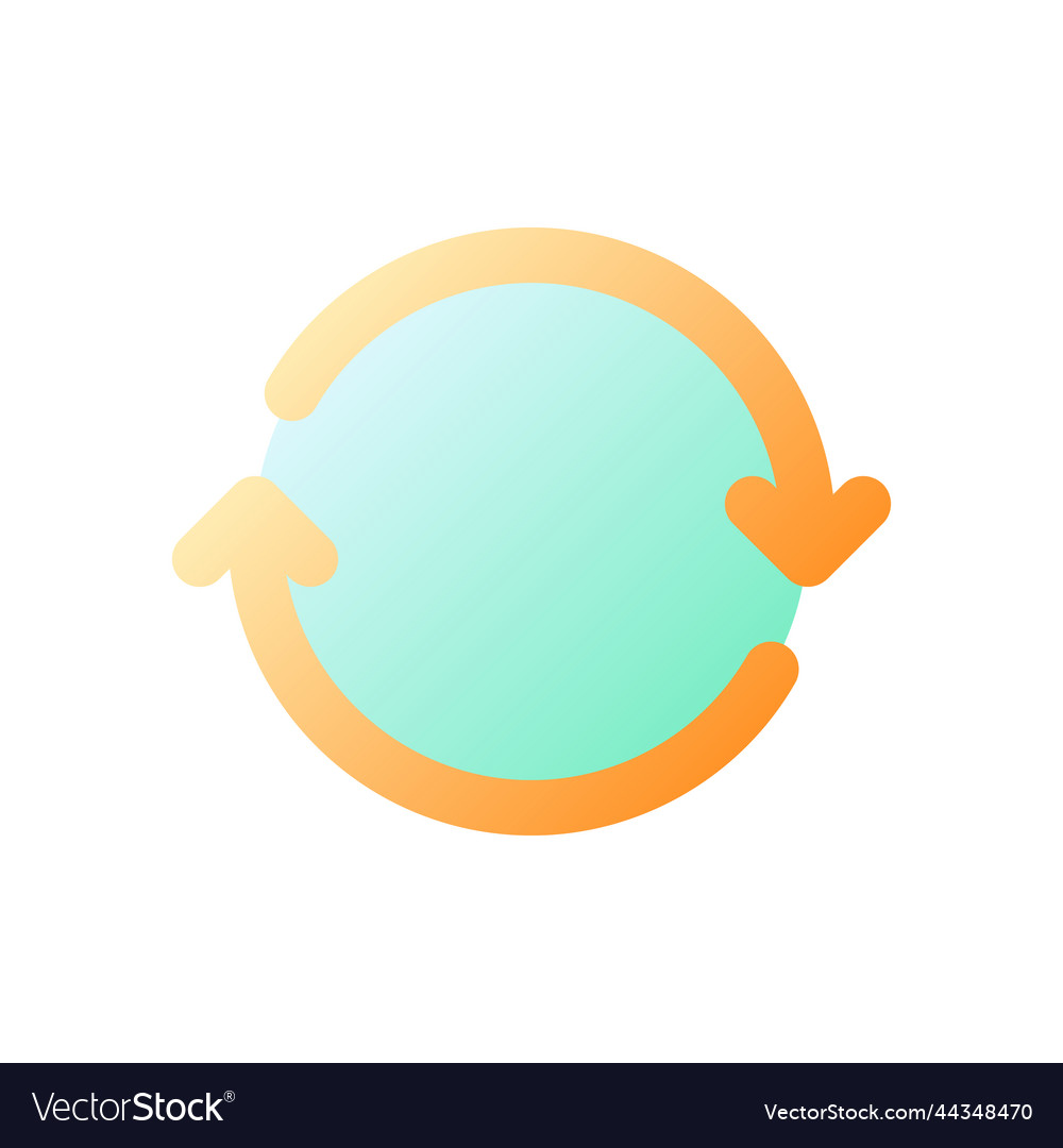 System upgrade pixel perfect flat gradient color vector image System upgrade pixel perfect flat gradient color