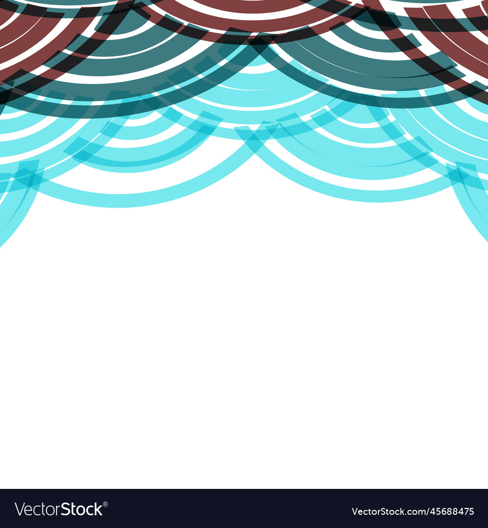 Abstract composition of round elements curtains vector image Abstract composition of round elements curtains